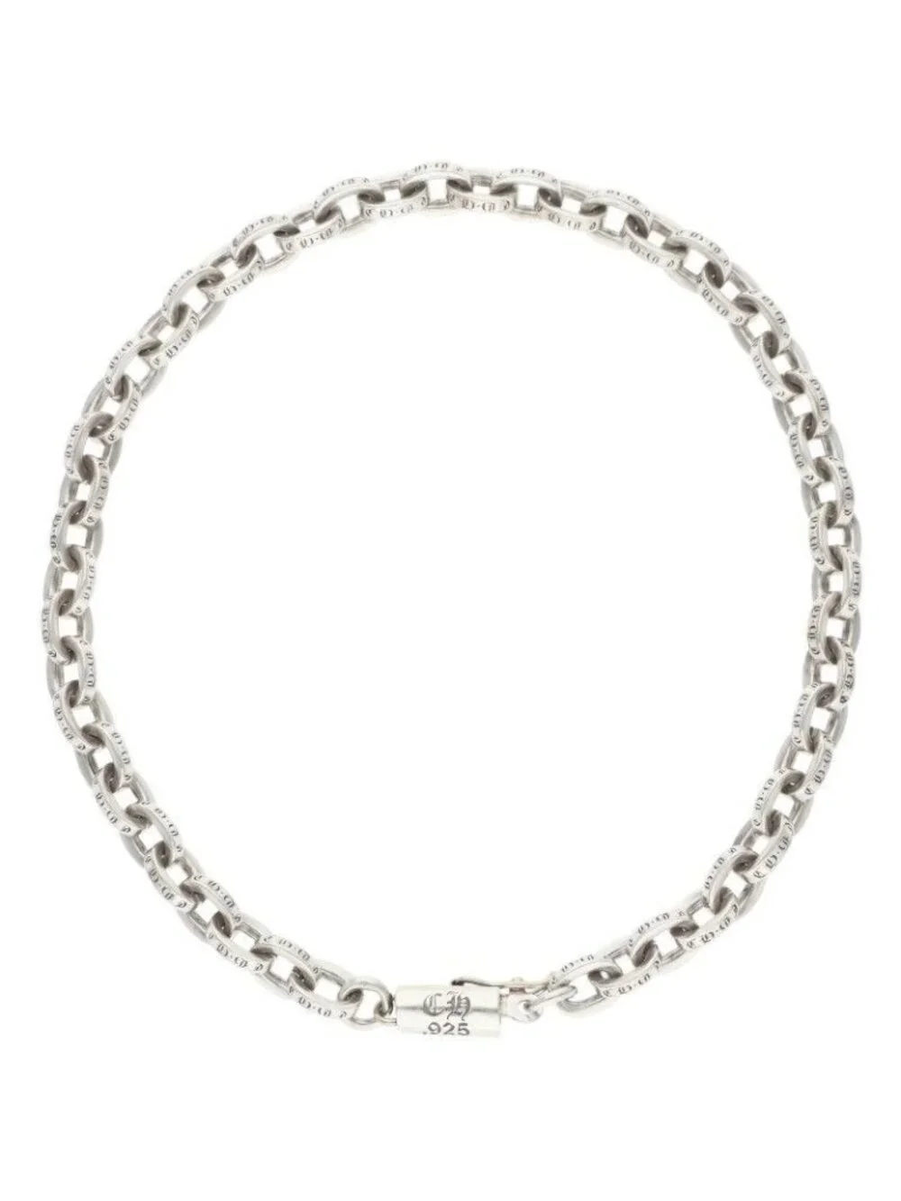 Chrome Hearts Paper Chain Silver Bracelet
